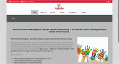 Desktop Screenshot of preschoolexchange.com